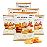 Supplify chips protéines (piment doux thaï) - snack protéiné pour l`amaigrissement ou le renforcement musculaire - grignotez avec bonne conscience ...