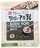 Sushi Nori Algues grillées Sans gluten 30 feuilles 72 g