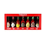 TABASCO COUNTRY STORE Coffret cadeau de la marque Tabasco « Burning Flavours » - 7 bouteilles en verre de 148 ...