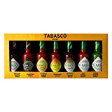 TABASCO COUNTRY STORE Coffret cadeau de la marque Tabasco « Sizzling Set » - 7 bouteilles en verre de 148 ...