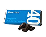 Tablette de chocolat personnalisable Anniversaire Bleue