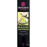 Tanoshi Condiment wasabi Japonais, pour sushis, viandes, poissons, sauces, salades .... - Le tube de 43g
