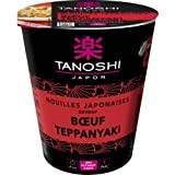TANOSHI - Cup Nouilles Instantanées Bœuf Teppanyaki - Nouilles Japonaises Instantanées - 1 Personne - 65 g