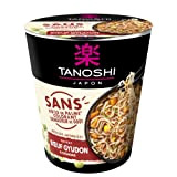 TANOSHI - Cup Nouilles Instantanées Saveur Bœuf Gyudon - Nouilles Japonaises Instantanées - 1 Personne - 64 g