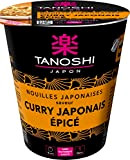 TANOSHI - Cup Nouilles Japonaises Instantanées - Saveur Curry Japonais Épicé - Pour Une Personne - 65 g