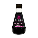 TANOSHI - Sauce Soja Sucrée - Sans Glutamate Ajouté - Flacon Pratique - Lot de 5 Flacons de 200 ml