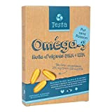 Testa Omega-3 450mg DHA+EPA - Huile d'algues - Oméga 3 vegan - Omega 3-60 capsules - 2 mois d'utilisation