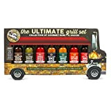 Thoughtfully Gourmet, Food Truck Ultimate Grill coffret cadeau - Pack de 7, 45g chacun