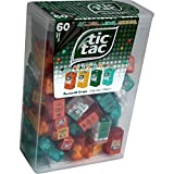 TIC TAC Spender Box with 60 Mini Boxes (Each 3.9 Grams) Liliput, Flavours : Orange, Mint, Peach, Peppermint. by Tic ...