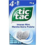 Tic Tac Tic Tac menthe extra fraiche - Le paquet de 4 étuis, 72g