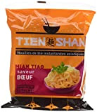 Tien Shan Nouilles de blé instantanées - Saveur Bœuf - 85g - Lot de 10