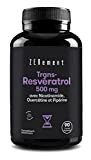 Trans-Resvératrol 500 mg, avec Nicotinamide, Quercétine et Pipérine, 90 Gélules | Anti-âge, vieillissement en bonne santé, antioxydant | Vegan, sans ...
