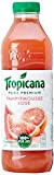 Tropicana Pamplemousse rose, 100% pur jus de pamplemousse sans sucres ajoutés - La bouteille de 1L