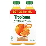 Tropicana Pure Premium Jus d'Orange sans Pulpe, 3L