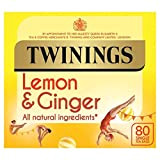 Twinings Lemon & Ginger 80 par paquet