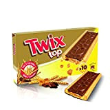 TWIX TOP - Biscuits au Chocolat au Lait et aux éclats de Caramel Boîte de 10