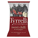 Tyrrell's Chips Lisses Piment Doux/Paprika 150 g - Lot de 12