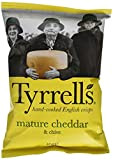 Tyrrell's Lot de Chips Lisses Cheddar Affine/Ciboulette 40 G x 24