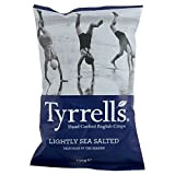 Tyrrells main cuit Anglais chips - légèrement sel de mer (150g) - Paquet de 6