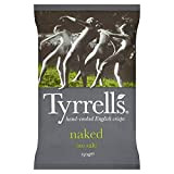 Tyrrells main cuit Anglais chips - Nu sans sel (150g) - Paquet de 2
