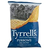 Tyrrells Sillons main cuit Anglais chips - sel de mer (150g) - Paquet de 6