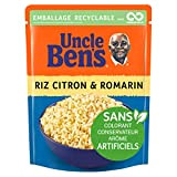 Uncle Ben's Riz Citron Romarin Express 2 Min au Micro-Onde/Poêle, 250g