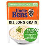 UNCLE BEN'S Riz long grain Express 2 Min au Micro-onde/Poêle 250g
