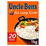 UNCLE BEN'S Riz Long Grain tradition Cuisson 20 min Vrac 1 kg