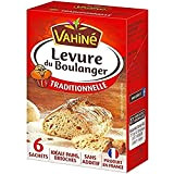 VAHINÉ - Pâtisserie - Levure Du Boulanger Traditionnelle - Pour Pâte à Pain, Brioche et Pizza - 6 sachets de ...