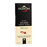 Valrhona - Tablettes Gourmandes Grands Crus - Chocolat Blanc - Ivoire - 85g