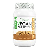 Vegan 7K Protein - 1kg - Cookies & Cream - Poudre de protéine purement végétale avec des protéines de riz, ...