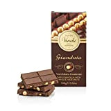 Venchi - Tablette de Chocolat au Lait au Gianduja et Noisettes du Piémont IGP entières, 100 g - Sans gluten