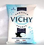Vichy Pastilles à la menthe sans sucres, avec édulcorants - Le paquet de 3 étui de 19g, 57g