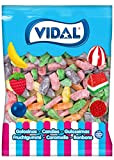 Vidal - Jelly Babies Sucre - Bonbons de caoutchouc, Mélange de fruits, 1000 grammes