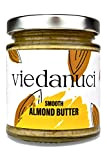 Viedanuci - Lot de 2 pots de beurre d'amandes, à texture lisse, 170 g