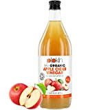 Vinaigre de Cidre de Pommes Brut avec La Mère 100% Bio OrganicPipkin – Pur, non raffiné, non filtré et non ...