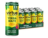 Virtue Yerba Mate – Boisson Énergisante Naturelle – Sans Sucre, Sans Calories, Végétalien, Sans gluten, Cétogène, Vitamine B - 12 ...