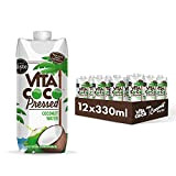 Vita Coco Eau De Coco Pressée, Naturellement Hydratante, Remplie D'électrolytes, Sans Gluten, Plein De Vitamine C Et De Potassium, 330 ...