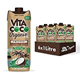 Vita Coco eau de coco pressée organique 6x1L emballage biologique, renouvelable plus goût de noix de coco naturellement hydratant plein ...