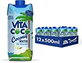 Vita Coco eau de coco pure 12x500ml naturellement hydratant, riche en électrolytes, sans gluten, riche en vitamine C et en ...