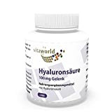 Vita World Acide hyaluronique 100mg Articulation 100 Capsules Made in Germany