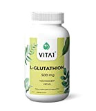 VITA1 L-Glutathion 250 mg • 90 capsules (alimentation pour 6 semaines) • Sans gluten, végétalien, kosher et halal • Fabriqué ...