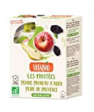 Vitabio 100% Fruits - Gourdes Pomme Pruneau Poire 4x120 g - BIO