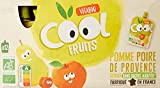 Vitabio Cool Fruits Gourdes Pomme Poire de Provence Bio - Sans sucres ajoutés - 12 x 90 g