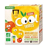 Vitabio Cool Fruits - Mirabelle de Meurthe-et-Moselle Pomme Acérola - 4 x 90g