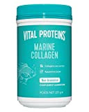 Vital Proteins Marine Collagen, Collagène à boire, Complément Alimentaire, Peptides de Collagène Marin Hydrolysés, Non Aromatisé, 221g