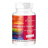Vitamine B1 100mg – Thiamine - ! POUR 6 MOIS ! - 180 comprimés – Hautement dosé – Soutient le ...