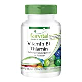 Vitamine B1 100mg - Thiamine - VEGAN - Dose élevée - 100 comprimés - Qualité allemande