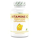 Vitamine C liposomale - 240 gélules végétaliennes - Premium : hautement dosé avec 1000mg de vitamine pure par jour - ...