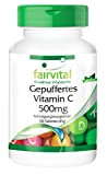 Vitamine C tamponnée 500mg - boite de 100 jours - VEGAN - Fortement dosé - 100 comprimés - ascorbate de ...